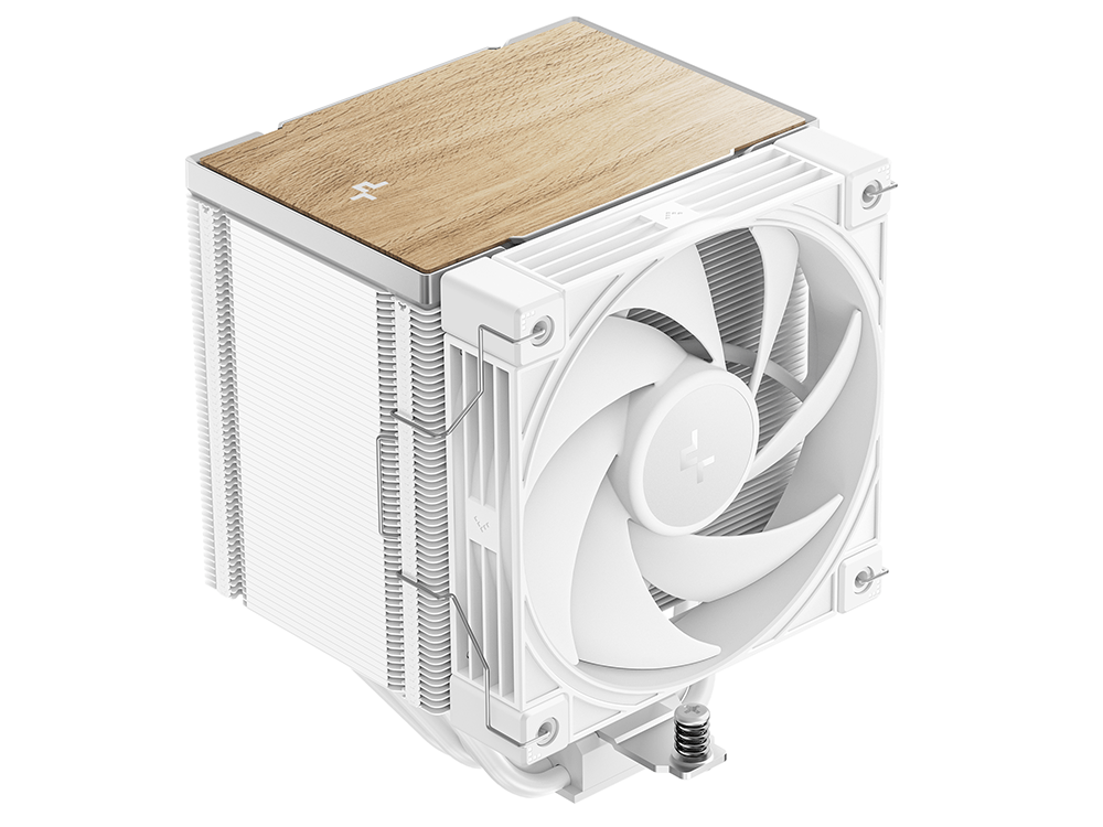 DeepCool AK500 G2 Wood Grain Top Single Tower CPU Cooler - White