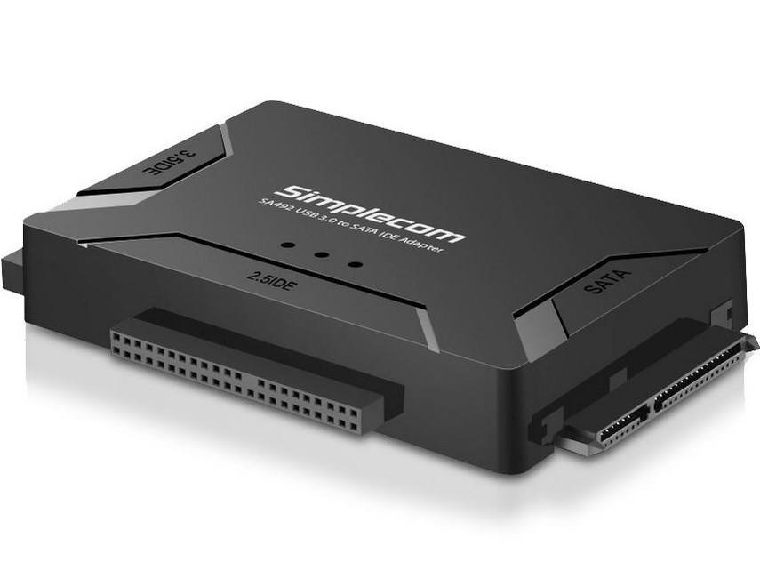 Simplecom SA492 USB 3.0 to 2.5"/3.5"/5.25" SATA/IDE Adapter