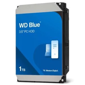 Western Digital WD Blue 1TB 5400 RPM 64MB Cache CMR SATA 6Gb/s 3.5″ Internal HDD