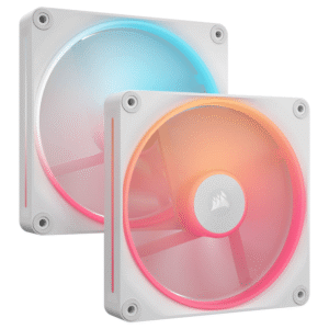 Corsair iCUE LINK LX140-R RGB 140mm PWM Reverse Fan – White (2-Pack)