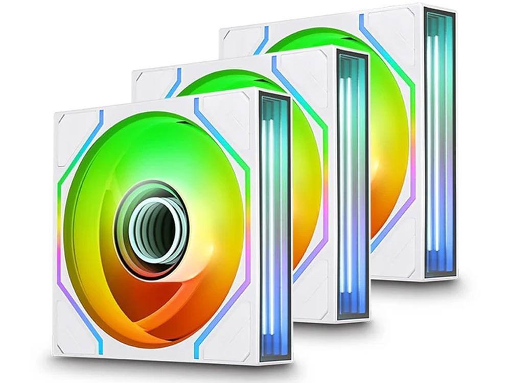 Thermaltake SWAFAN 120 EX INFINITY ARGB Sync 120mm Case Fan - Snow Edition (3-Pack)