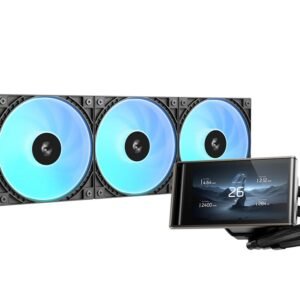 DeepCool LT360 VISION ARGB 360mm 4.5″ IPS LCD AIO Liquid CPU Cooler