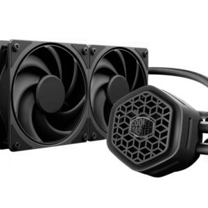 Cooler Master MasterLiquid Atmos II Stealth 240mm All-Black Non-LED AIO Liquid CPU Cooler