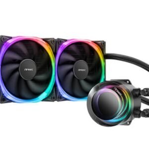 Antec Vortex 240 ARGB 240mm Dual PWM Fan AIO Liquid CPU Cooler