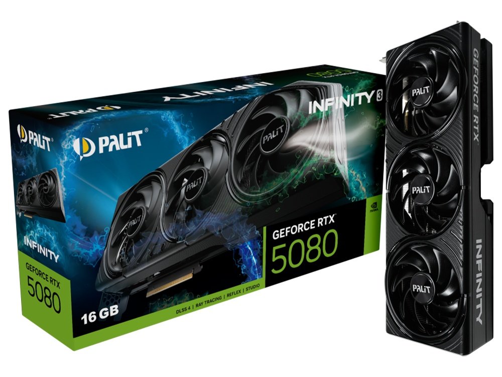 Palit GeForce RTX 5080 Infinity 3 16GB GDDR7 Graphics Card