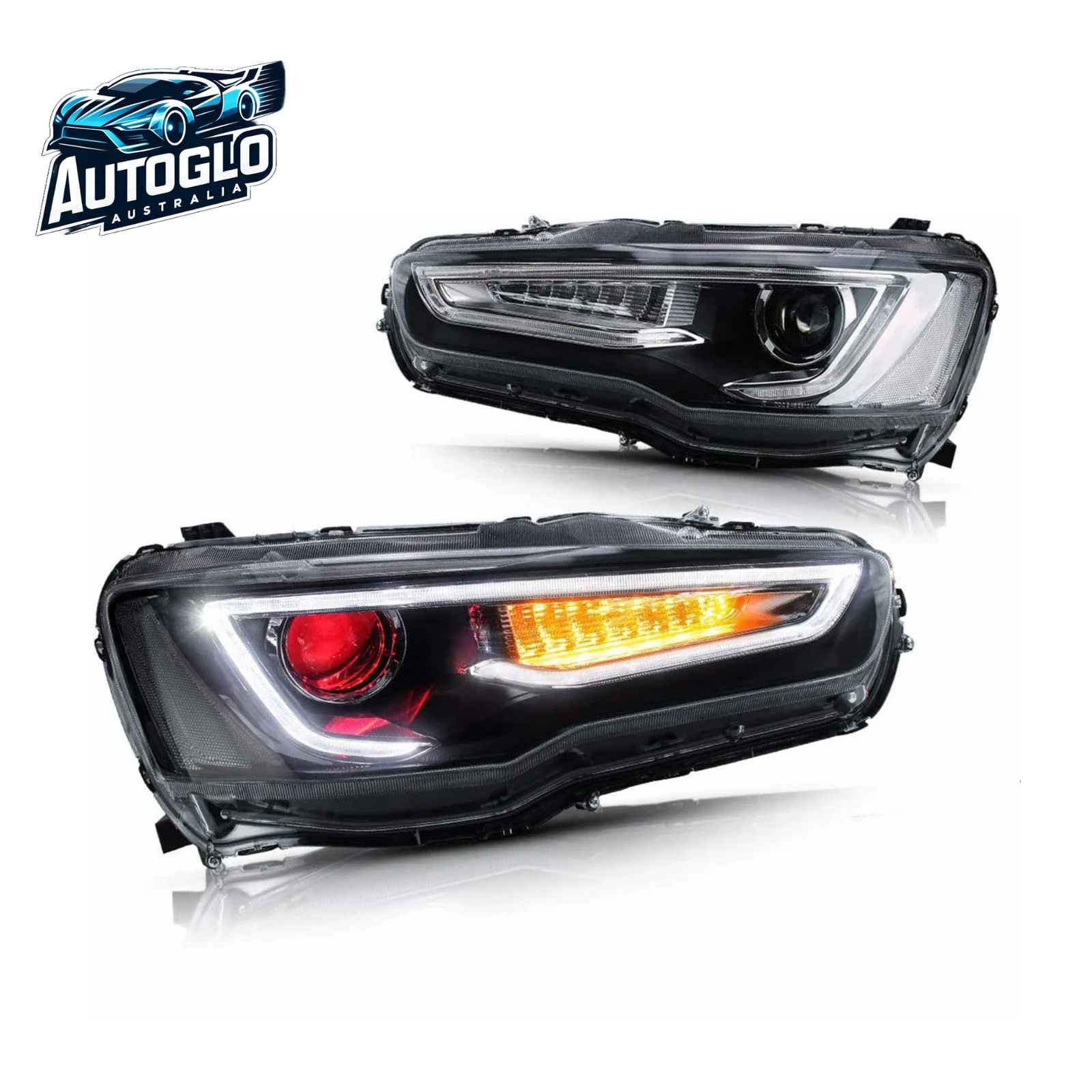 VLAND Demon Eye Projector Headlights for Mitsubishi Lancer EVO X 2008-2018