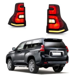 VLAND LED Tail Lights For 2010-2017 Toyota Land Cruiser Prado Red Lamps FJ150