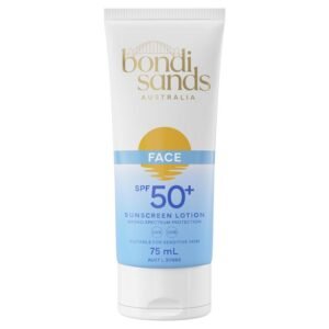 Bondi Sands Daily Moisturising Face SPF 50+ Sunscreen Lotion Fragrance Free 75ml
