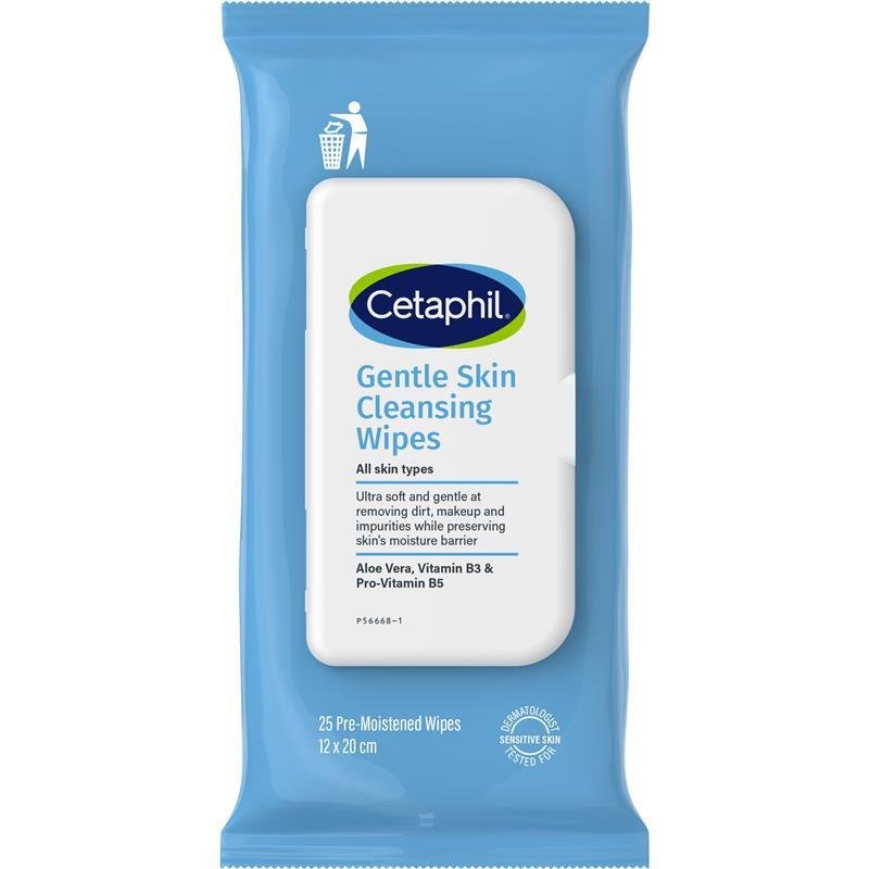 Cetaphil Gentle Skin Cleaning Wipes 25 Pack