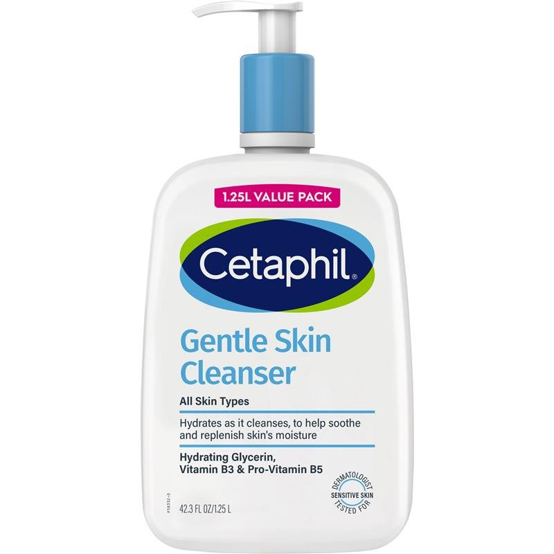 Cetaphil Gentle Skin Cleanser 1.25L Exclusive Size
