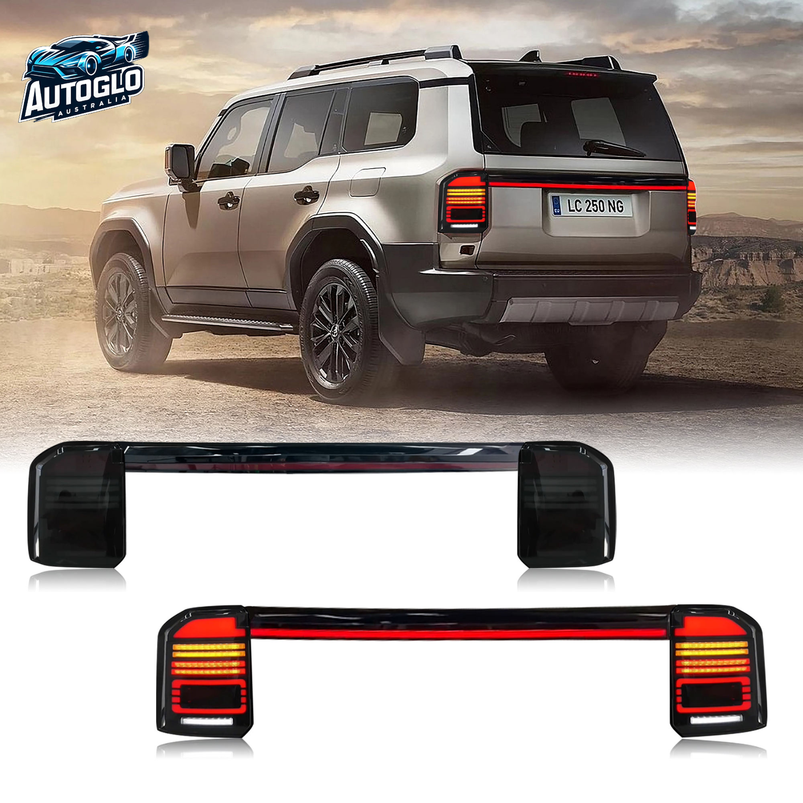 Autoglo Australia Toyota Land Cruiser LC250 2024–Up LED Tail Lights