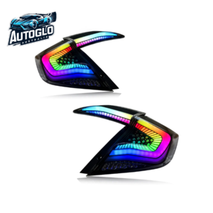 Autoglo Australia Taillights For Honda Civic 2016-2018 Car Led Rear Lamps RGB