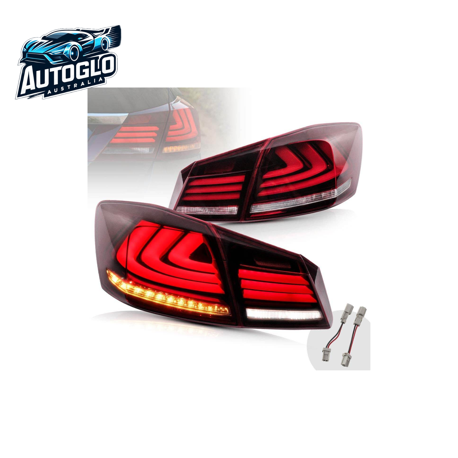 VLAND Full LED Sequential Tail Lights For Honda Accord 2013-2015