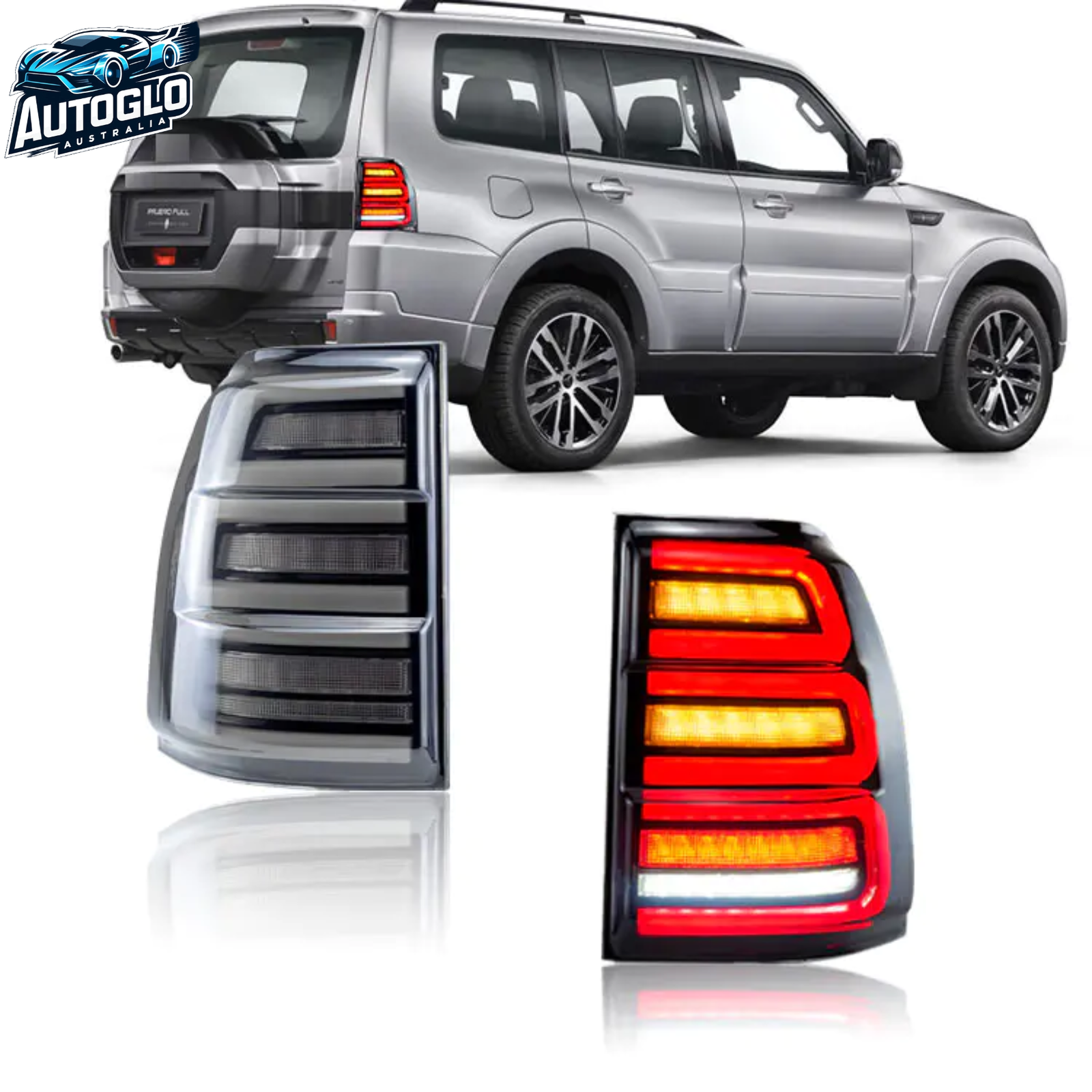 Autoglo Australia Full LED Tail lights For 2006-2020 Mitsubishi Pajero  v93 v97