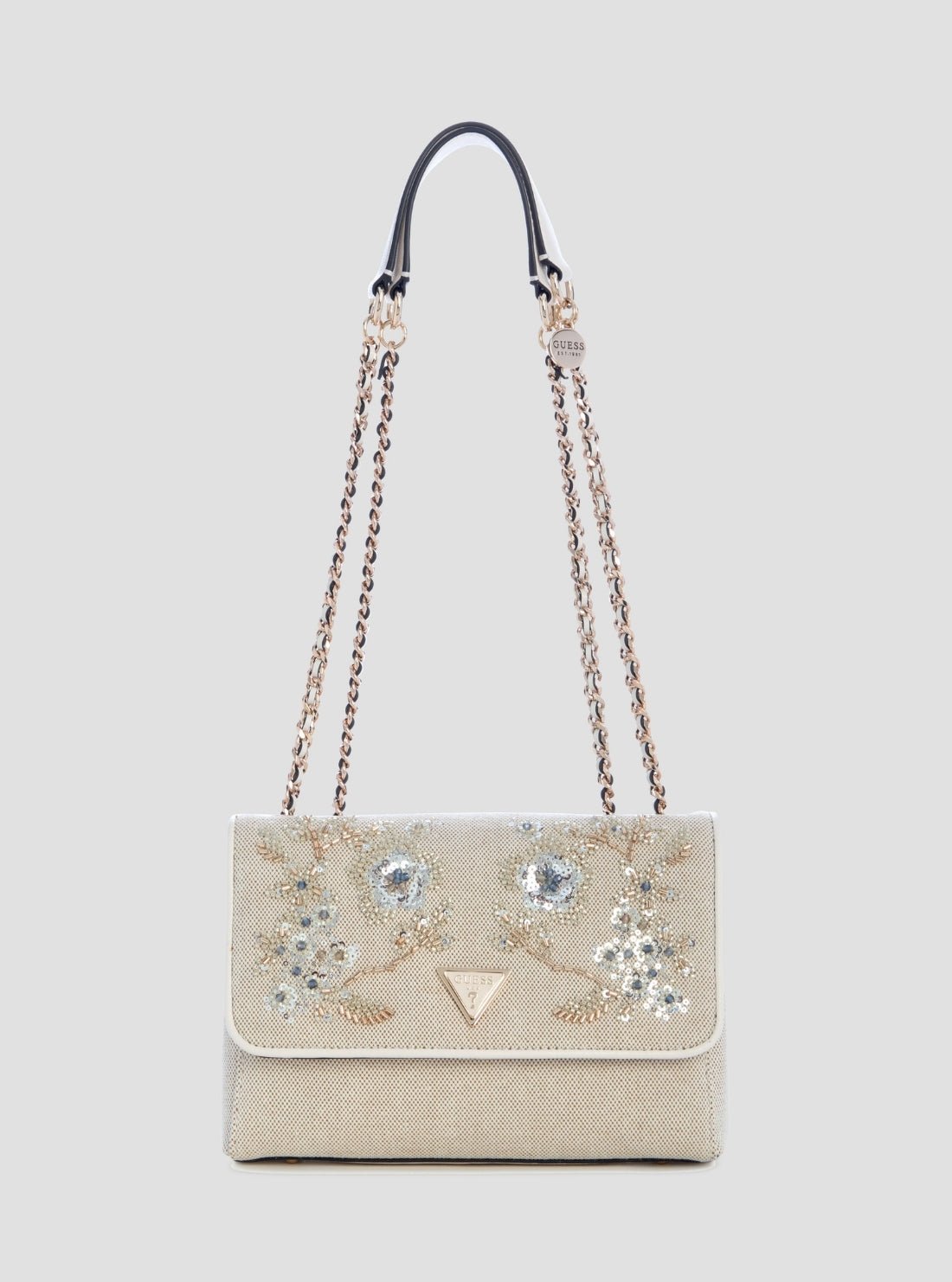 Floral multi giully ii convertible flap bag
