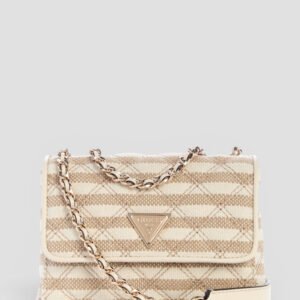 Taupe giully ii mini convertible flap bag