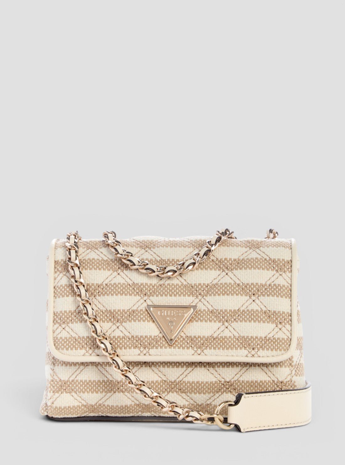 Taupe giully ii mini convertible flap bag