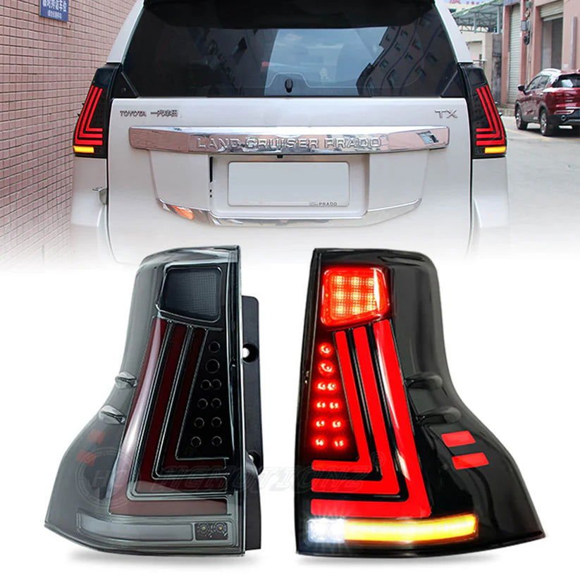 Autoglo Australia Smoked LED Taillights for 2010-2021 Toyota Prado V2