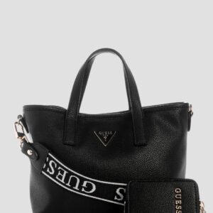 Black latona ii mini tote bag
