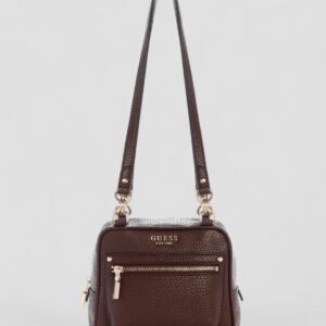 Espresso marsha box shoulder bag
