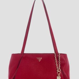 Red devon shoulder satchel bag