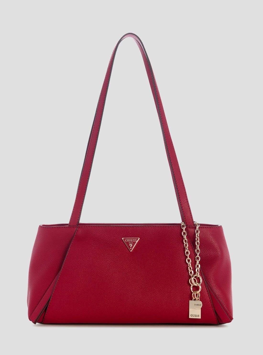Red devon shoulder satchel bag