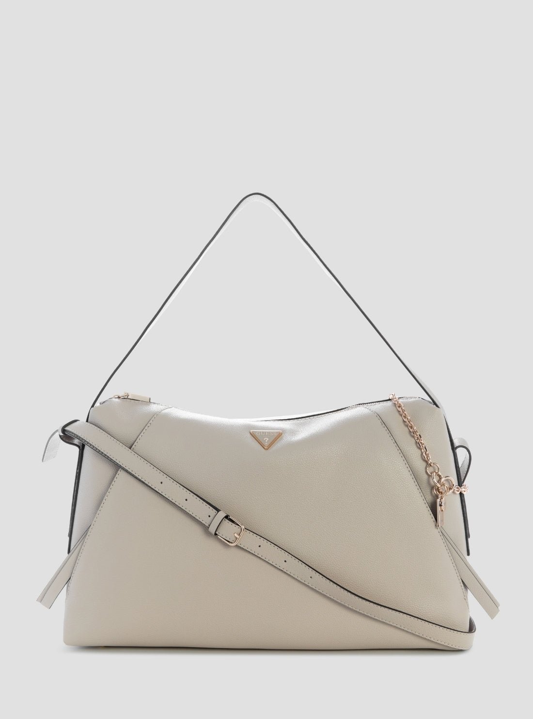 Light taupe devon large shoulder bag
