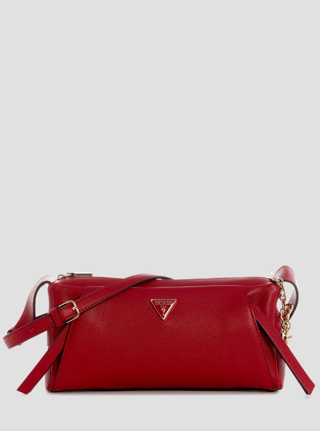 Red devon mini crossbody bag