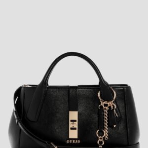 Black brooke high society satchel bag