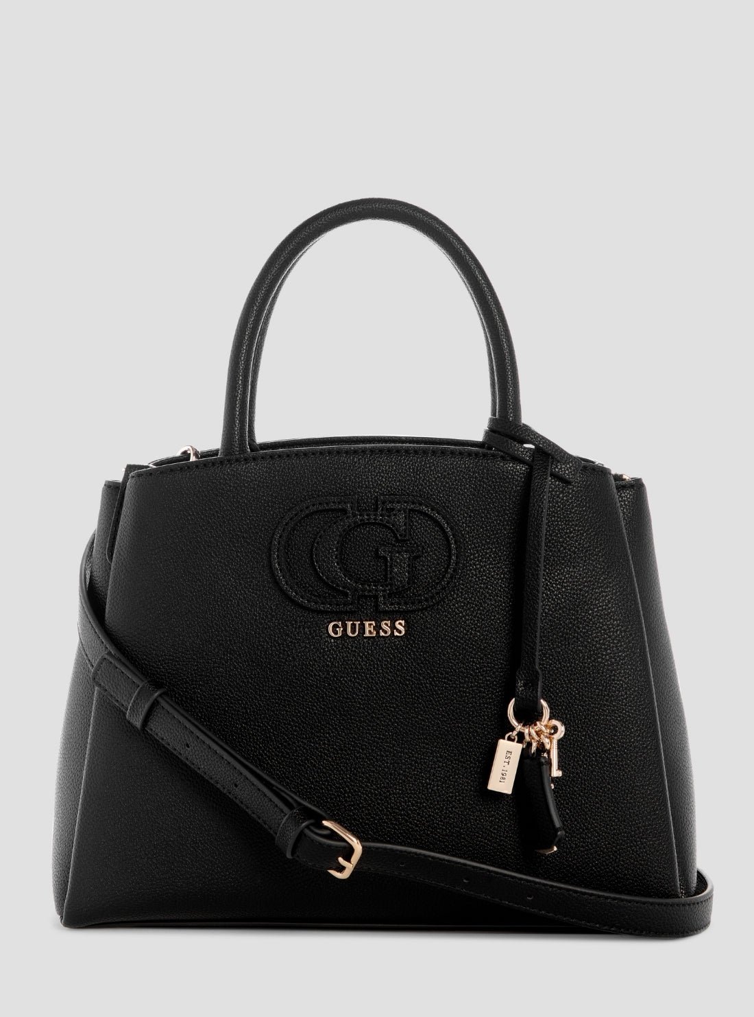 Black isola3 compartment satchel
