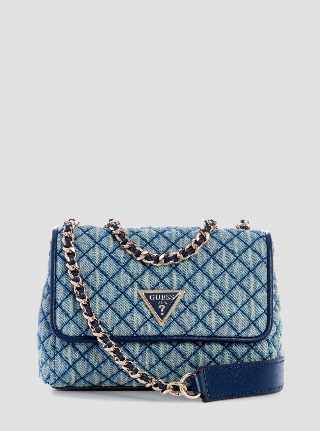 Denim giully mini crossbody bag