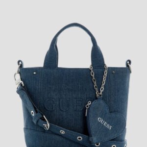 Blue sasha denim mini tote bag
