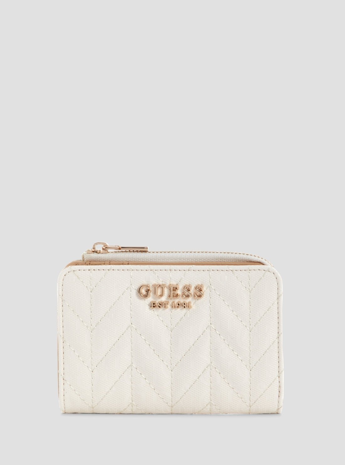 Off-white logo stacey zip around card case