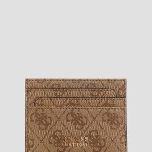 Brown logo laurel ii card holder