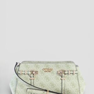 Green logo leona girlfriend crossbody bag