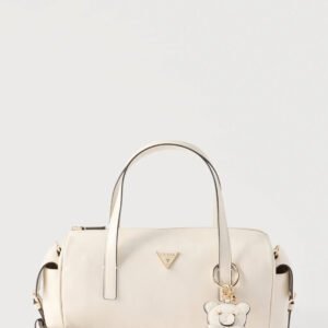 White kassie small box satchel bag