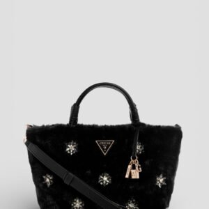 Black shaida tote bag