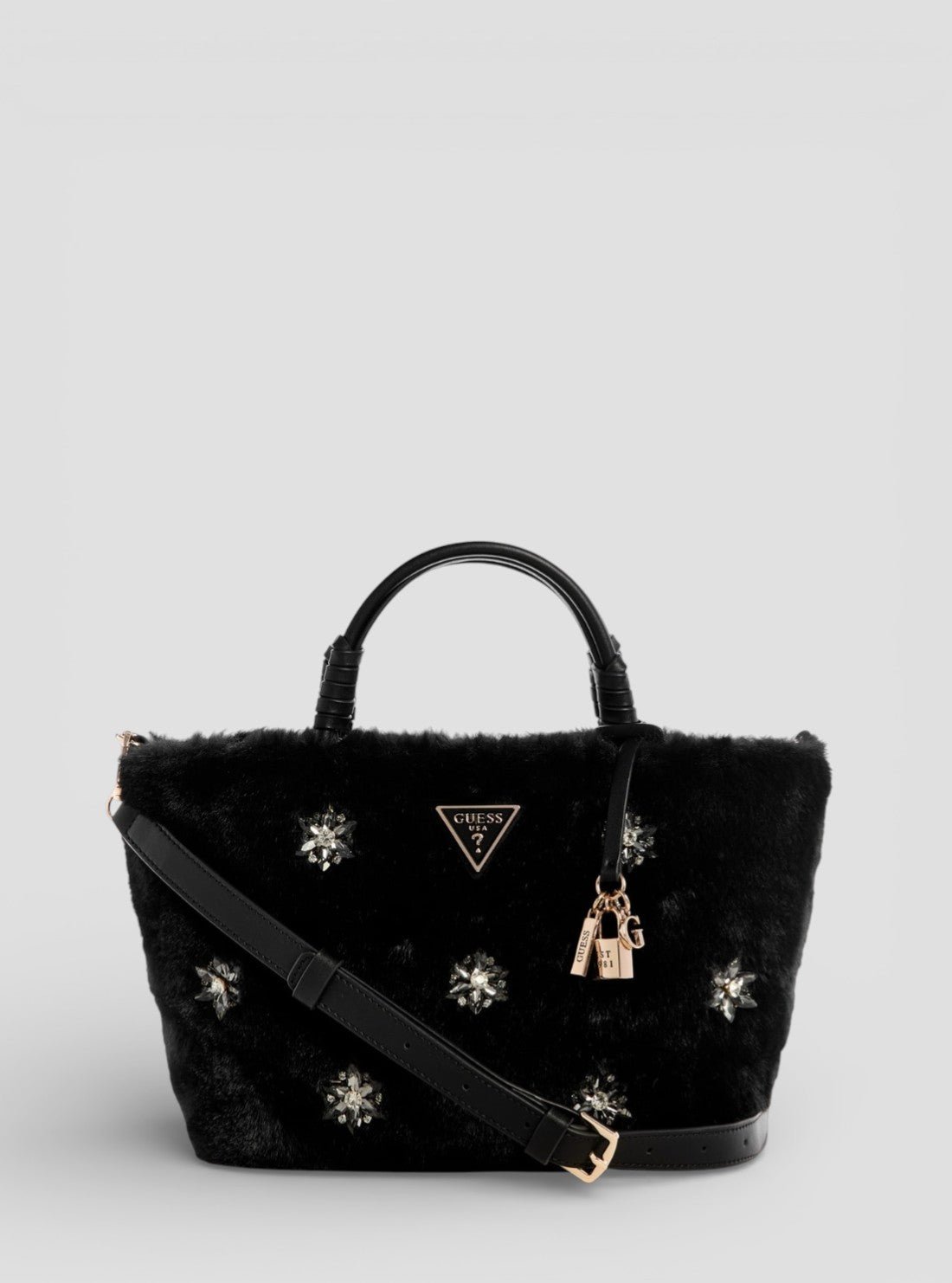 Black shaida tote bag