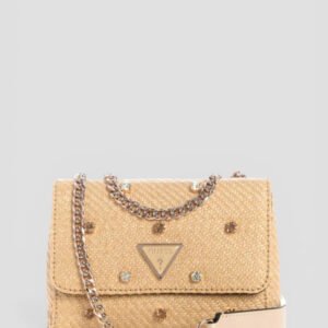 Natural giully ii mini convertible flap bag