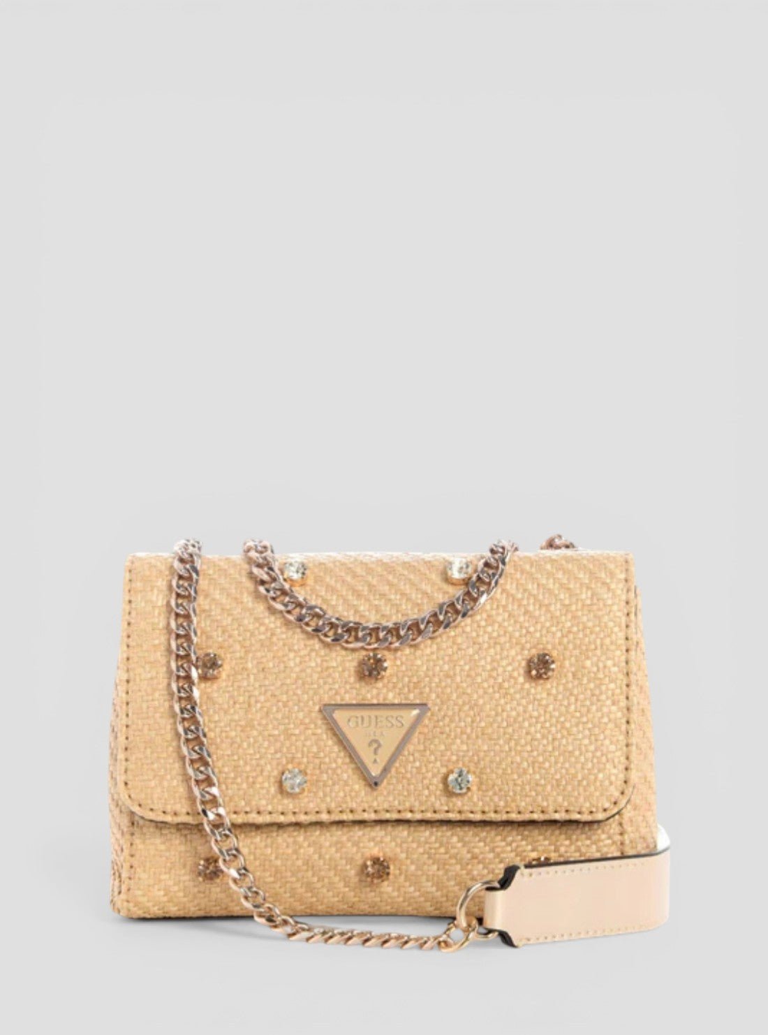 Natural giully ii mini convertible flap bag