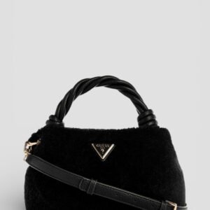 Black shaida top handle crossbody bag