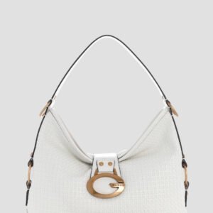 White camden shoulder bag