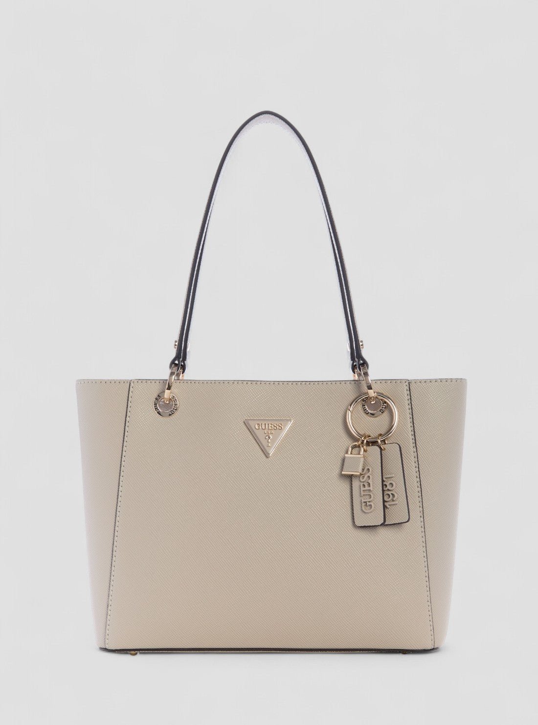 Taupe noelle small tote bag