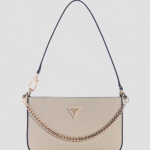 Beige noelle mini top shoulder bag
