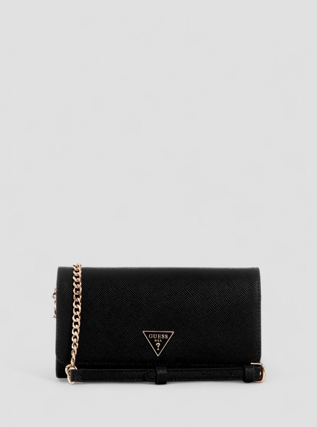 Black noelle crossbody flap organiser bag