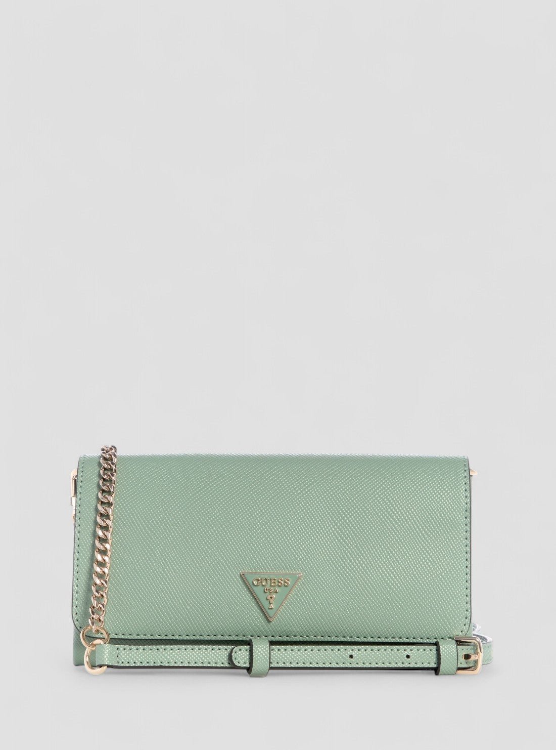 Green noelle crossbody flap organiser bag