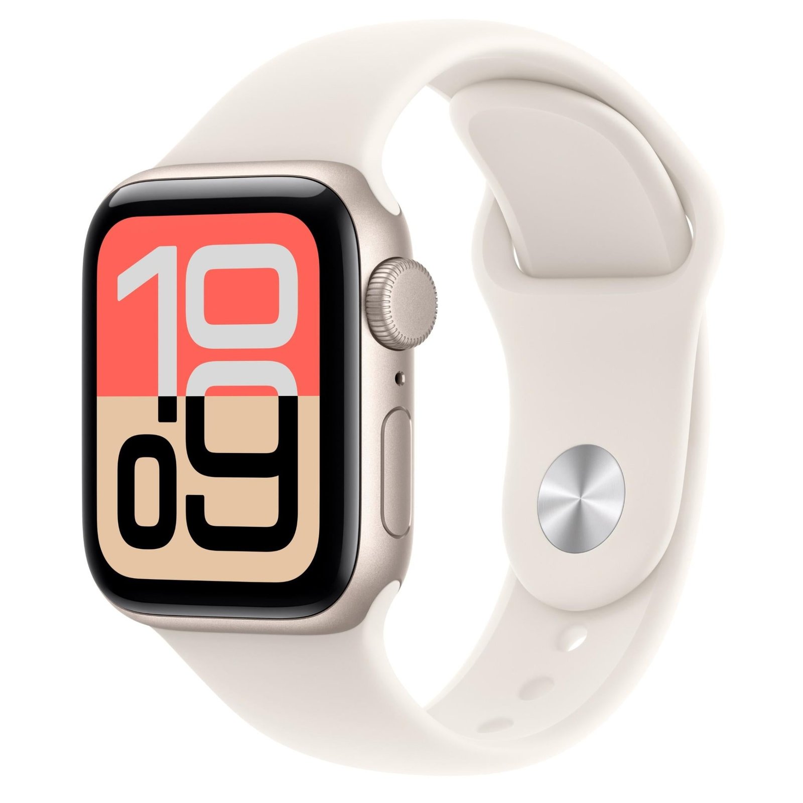 Apple Watch SE 3 40mm Starlight Aluminium Case GPS Sport Band (M/L) [2025]