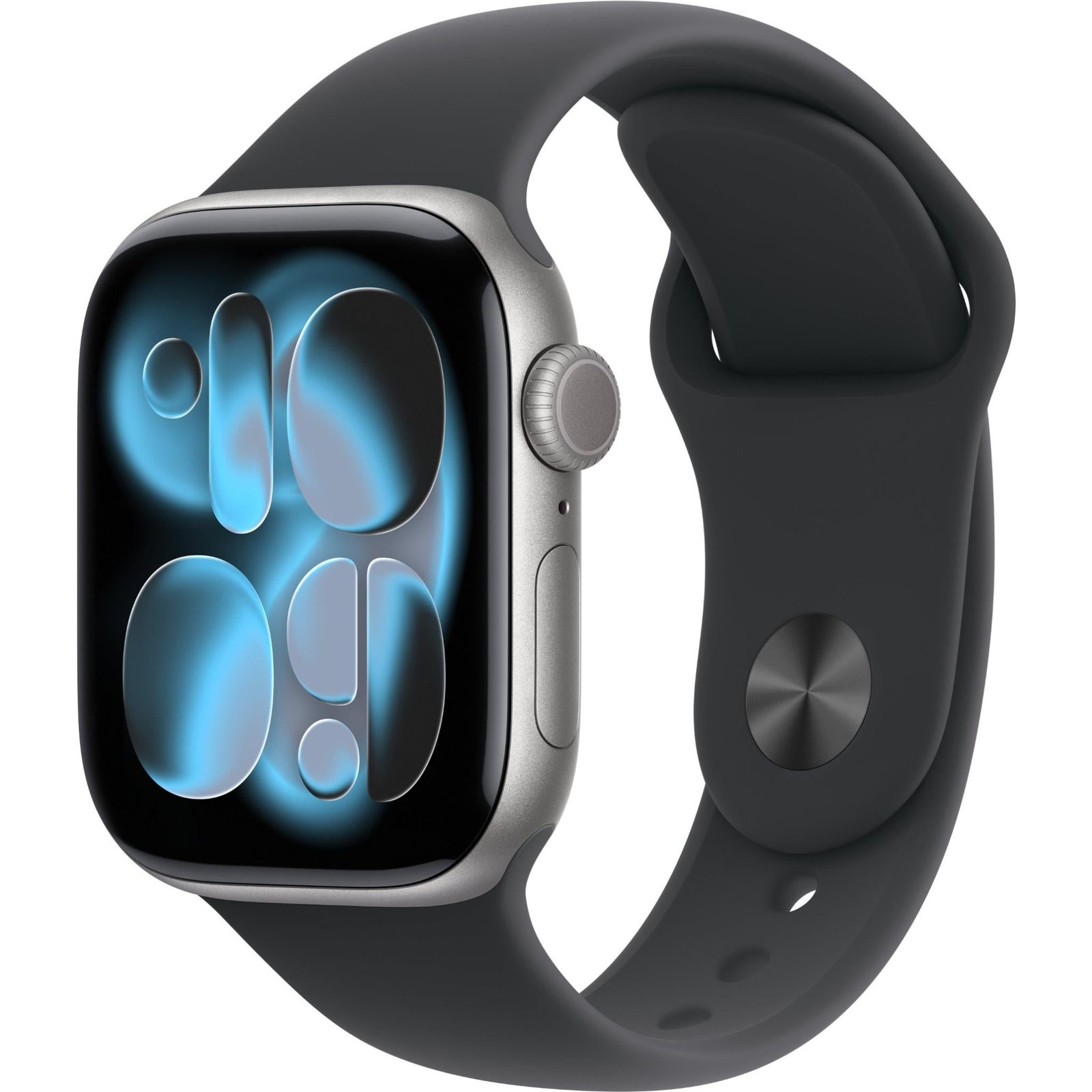 Apple Watch Series 11 42mm Space Grey Aluminium Case GPS Sport Band (M/L) [Black]