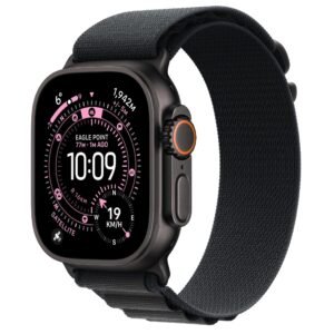 Apple Watch Ultra 3 49mm Black Titanium Case GPS + Cellular Black Alpine Loop (Large)