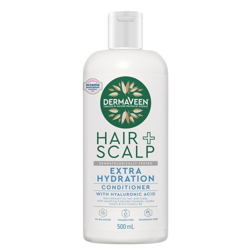 DermaVeen Hair + Scalp Extra Hydration Conditioner 500ml